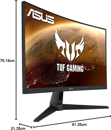 Asus TUF Gaming VG27WQ1B 27" 1 ms 2K Curved 165 Hz Oyuncu Monitörü - Teşhir