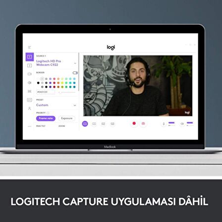 Logitech C920 Pro 960-001055 Mikrofonlu Webcam Teşhir