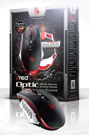 Bloody T60 Multi Core Kablolu Optik Oyuncu Mouse Teşhir