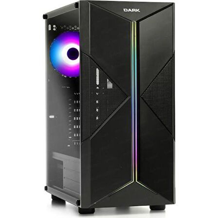 Dark X-FORCE DKCHXFORCE500 3 Fanlı 500 W ATX Oyuncu Kasası Teşhir