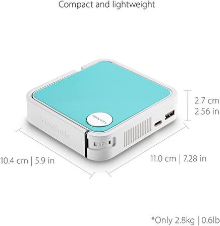 ViewSonic M1 Mini 50 ANSI LED Cep Projeksiyon Cihazı TEŞHİR