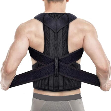 Manyetik Dik Duruş Korsesi Kamburluk Önleyici, Balenli, Unisex