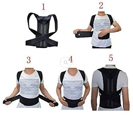 Balenli Neni Nesil Kamburluk Önleyici Dik Duruş Korsesi