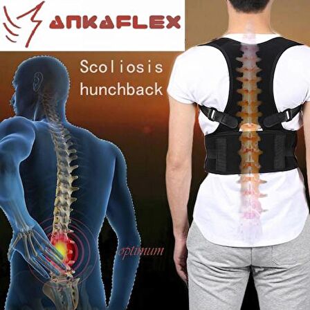 Ankaflex Medikal Kifoz Korsesi Skolyoz Korsesi Dik Duruş Korsesi