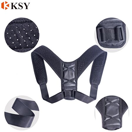 Upright Ayarlanabilir Kambur Önleyici Dik Duruş Korsesi Kemeri