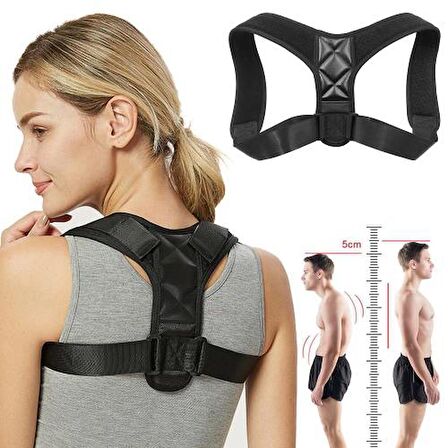Omuz Korsesi Bel Sırt Dik Duruş Aparatı Kamburluk Önleyici Korse