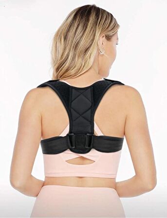 Kemerli Erkek Kadın Kamburluk Önleyici Dik Duruş Korsesi Posturex Kifoz Skolyoz Korsesi