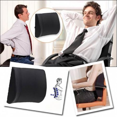 ERGONOMİK OTO BEL MİNDERİ YASTIĞI OFİS KOLTUK SIRT DAYAMA MİNDERİ