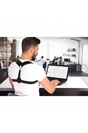 Unisex Kamburluk Önleyici Sırt Omuz Korsesi