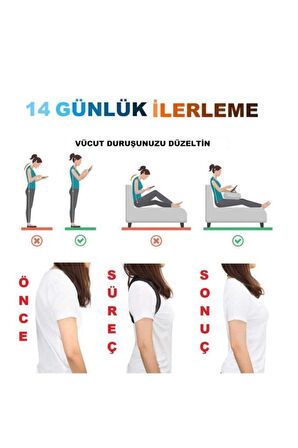 Dik Duruş Korsesi Kadın Erkek Için Ortopedik Kamburluk Önleyici