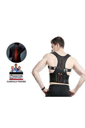 Manyetik Dik Duruş Korsesi Kamburluk Önleyici Dik Durmayı Sağlayan Bel Sırt Destek Aparatı