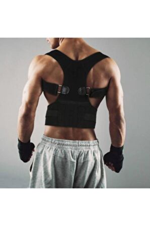 Unisex Bel Kemeri Manyetik Spor Korse Dik Duruş Korsesi Manyetik Bel Omuz Sırt Desteği