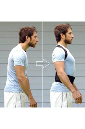 Unisex Bel Kemeri Manyetik Spor Korse Dik Duruş Korsesi Manyetik Bel Omuz Sırt Desteği