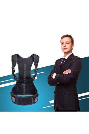 Manyetik Posturex Bel Sırt Omuz Kamburluk Önleyici Spor Ortopedik Dik Duruş Korsesi