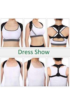Kadın Erkek Atlet Sporcu Posturex Korse Aparatı Dik Duruş Korsesi