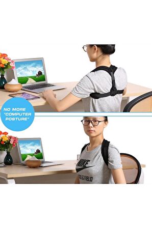 Kadın Erkek Atlet Sporcu Posturex Korse Aparatı Dik Duruş Korsesi