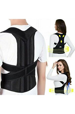 Medikal Manyetik Dik Duruş Korsesi Unisex Vücut Şekillendirici Ortopedik Sırt Bel Omuz Korsesi