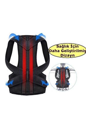 Medikal Manyetik Dik Duruş Korsesi Unisex Vücut Şekillendirici Ortopedik Sırt Bel Omuz Korsesi
