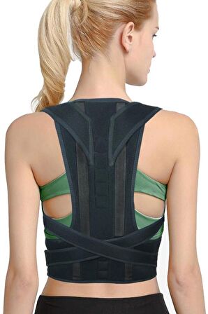 Futuristic Design Medikal Korse Balenli Manyetik Dik Duruş Korsesi