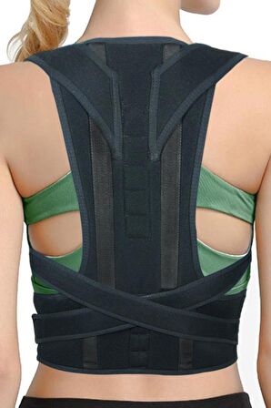 Futuristic Design Medikal Korse Balenli Manyetik Dik Duruş Korsesi