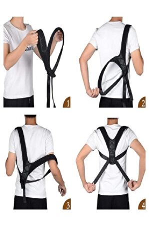 Dik Durmak Için Medikal Ortopedik Kamburluk Önleyici Posturex Unisex Dik Duruş Korsesi