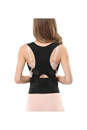 Manyetik Dik Duruş Kamburluk Korsesi Sırt Omuz Bel Destekli Korse Dik Durma Spor Korse