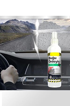 Buğu Önleyici Sprey Araba Cam Buğu Giderici Buhar Önleyici Araç Oto Için Buğu Çözücü 250 Ml