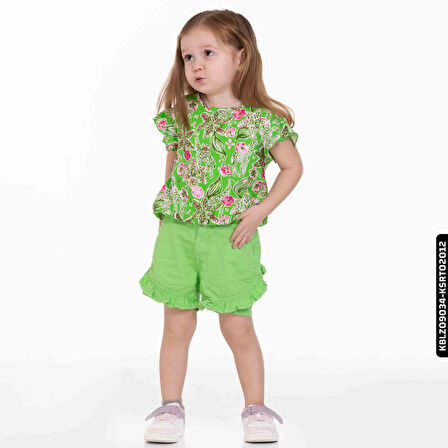 Kız Fırfırlı Şort 9 Ay - 2 Yaş 54716 Ksrt02012