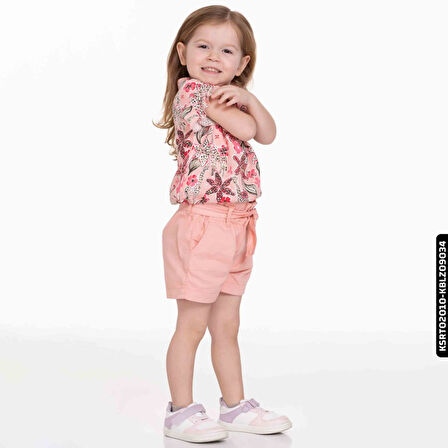 Kız Pink Şort 9 Ay - 2 Yaş 54719 Ksrt02010