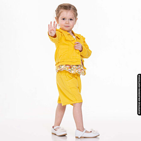 Kız Fırfırlı Gömlek 9-36 Ay Yaş 34709