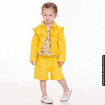 Kız Fırfırlı Gömlek 9-36 Ay Yaş 34709