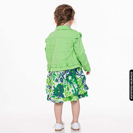 Kız Fırfırlı Gömlek 9-36 Ay Yaş 34709