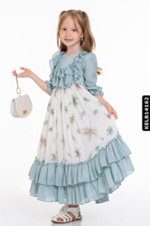 Kız Elbise 4-8 Yaş 2370 Kelb14162