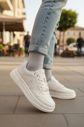 Enoch Kadın Günlük Rahat Spor Ayakkabı Yüksek Tabanlı Sneaker