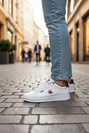 Enoch Erkek Arma Nakışlı Düz Taban Sade Günlük Casual Spor Ayakkabı Sneaker
