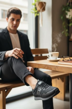 Enoch Erkek Spor Ayakkabı Günlük Yürüyüş Ve Koşu Sneaker Hafif Esnek Tabanlı Rahat Kalıp