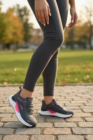 Enoch Kadın Spor Ayakkabı Nefes Alabilen File Saya Ve Anatomik Comfort Tabanlı Ortopedik Koşu Ve Yürüyüş Sneaker