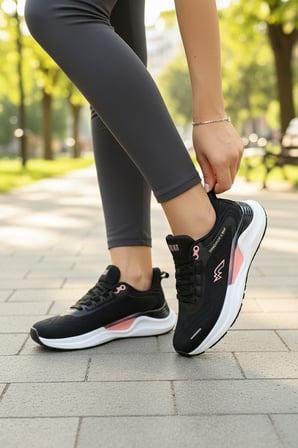 Enoch Kadın Spor Ayakkabı Nefes Alabilen File Saya Ve Anatomik Comfort Tabanlı Ortopedik Koşu Ve Yürüyüş Sneaker