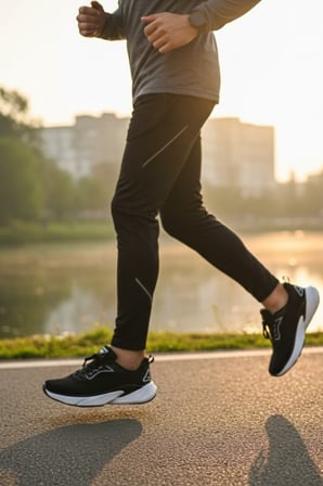 Enoch Erkek Yüksek Taban Spor Ayakkabı Modern Tasarım Sneaker Esnek Yürüyüş Modeli