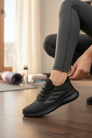 Enoch Kadın Esnek Tabanlı Günlük Spor Ayakkabı Rahat Yürüyüş Sneaker