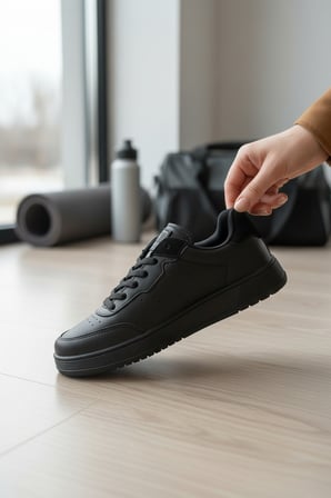 Enoch Kadın Spor Ayakkabı Delikli Detaylı Ve Hafif Comfort Düz Tabanlı Günlük Sneaker