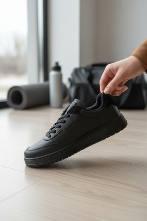 Enoch Kadın Spor Ayakkabı Delikli Detaylı Ve Hafif Comfort Düz Tabanlı Günlük Sneaker