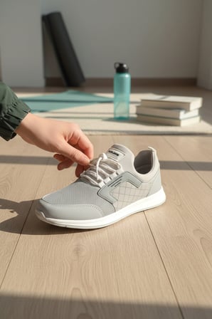 Enoch Erkek Lastikli Günlük Spor Ayakkabı Kapitone Desenli Sneaker Ofis ve Yürüyüş Modeli