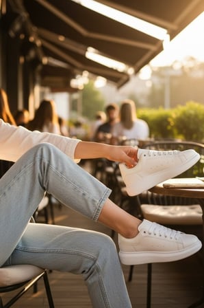 Enoch Erkek Yüksek Taban Sneaker Oversize Kalın Tabanlı ve Mat Deri Görünümlü Günlük Model