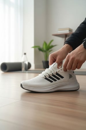 Enoch Ortopedik Ultra Hafif Şeritli Fileli Çoraplı Sneaker Spor Ayakkabı