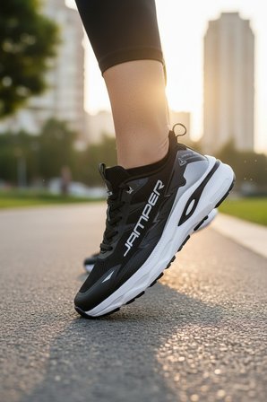 Enoch Ortopedik Bağcıklı Jamper Model Yüksek Tabanlı Sportif Ayakkabı