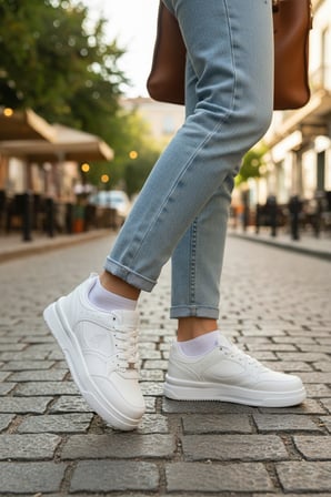 Enoch Dunk Low Kalın Düz Tabanlı Erkek Casual Sneaker