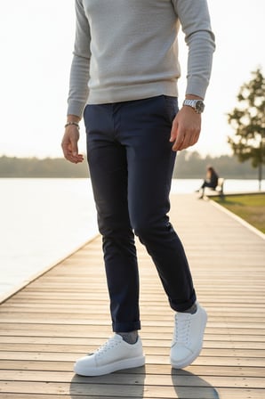 Enoch Erkek Floter Deri Dokulu Hafif Yüksek Tabanlı Klasik Sneaker Comfort Ayakkabı