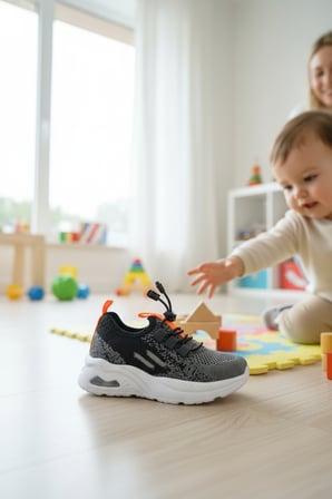Enoch Ortopedik Çocuk Spor Ayakkabı Ayarlanabilir Bağcıklı Fileli Model