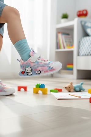 Enoch Hello Kitty Karakterli Kız Çocuk Spor Ayakkabı Cırtlı